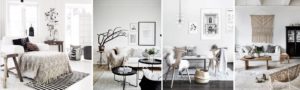 salon w stylu boho